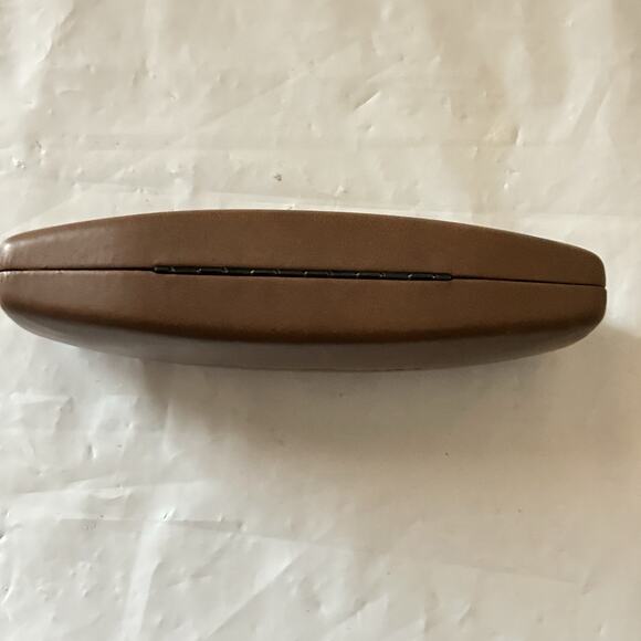 Eddie Bauer Hinged Glasses Hard Case Brown/Tan Lined - Picture 5 of 9